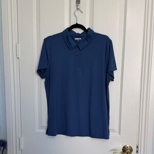 32 Degrees Cool Women's Classic Blue Polo Shirt